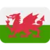 Flagge von Wales