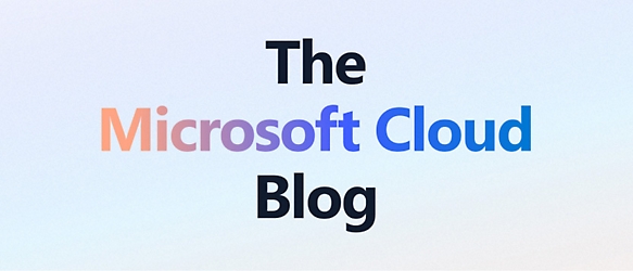 Blog de Microsoft Cloud.