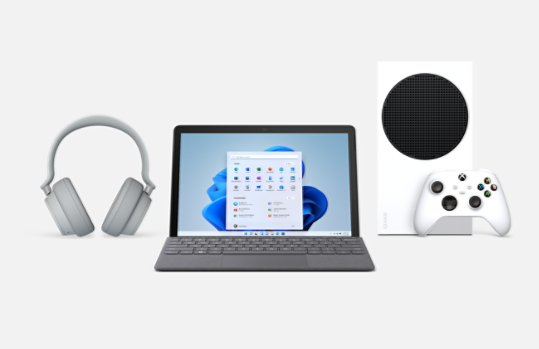 A variety of Surface devices.