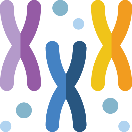 Chromosomes Basic Miscellany Flat icon