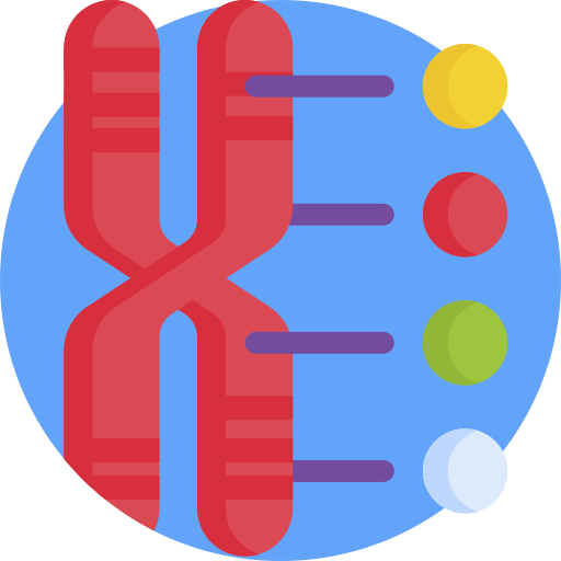 Chromosome Detailed Flat Circular Flat icon