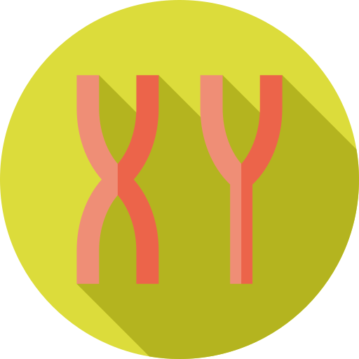 Chromosome Flat Circular Flat icon