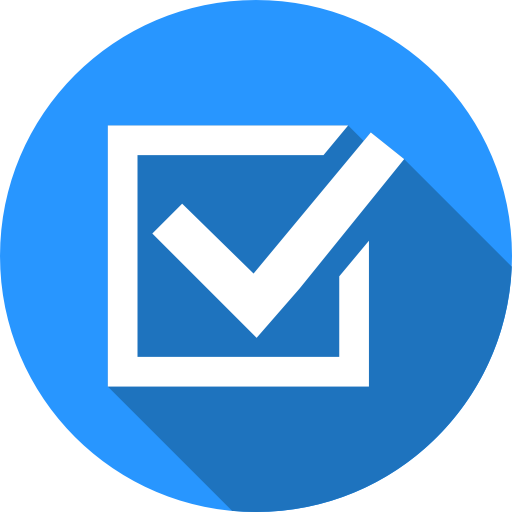 Tasks Flat Circular Flat icon