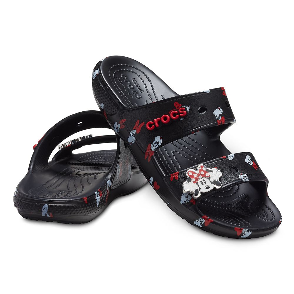 Disney Crocs For Adults Minnie Mouse Black | stickhealthcare.co.uk