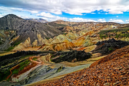 Landmannalaugar mountains