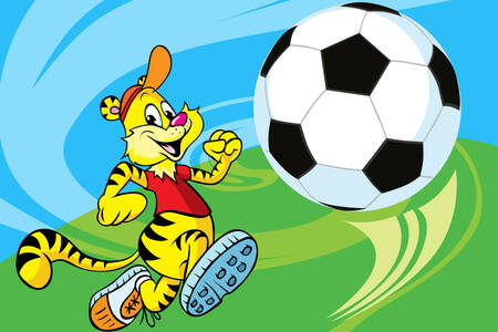 Joueur de football Tigre