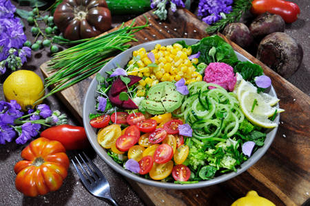 Colorful salad