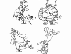 Aks Men dxf File