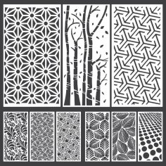 Decorative Jali Design For Laser Cutting And CNC Machine DXF File