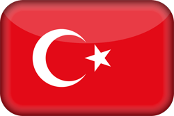 Flag of Turkey - 3D