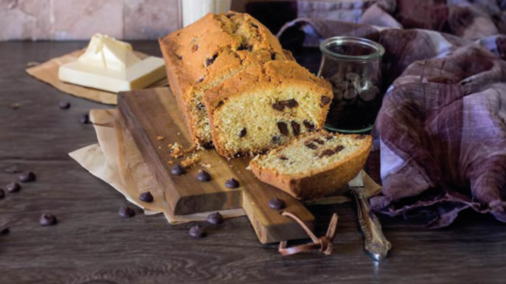 Budín con chips de Chocolate