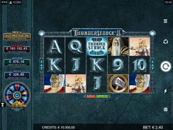 Thunderstruck II Mega Moolah