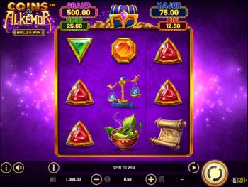 Coins of Alkemor Hold & Win