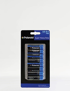 Pack Of Eight Polaroid AA Batteries Multi