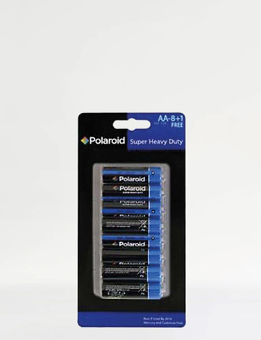 Pack Of Eight Polaroid AA Batteries