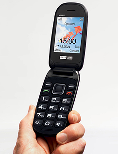 Maxcom Clamshell Mobile Phone Black