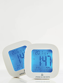 Radio Controlled Alarm Clock White