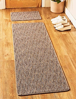 Multi Stripe Rug Taupe