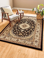 Victoria Large Rug Black