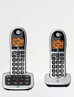 BT Cordless Twin Phone Silver