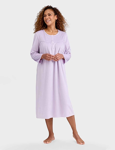 Brushed Fleece Long Nightdress