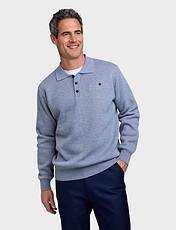 Pegasus Fleece Lined Polo Grey