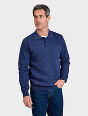 Pegasus Fleece Lined Polo Grey