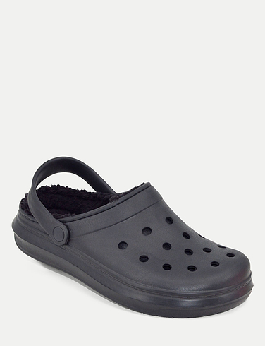 Fleece Lined Wide Fit Clog