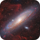 M31 - Andromeda + Ha Clouds, Charles Hagen