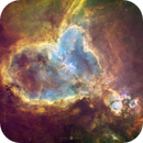 Heart Nebula, SHO, 2-panel mosaic, Brent Bowen