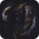 Veil Nebula - Two-part mosaic in HST, Samuli Vuorinen