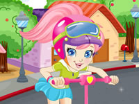 Polly Pocket Scooter Racer