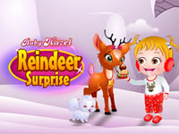 Baby Hazel Reindeer Surprise