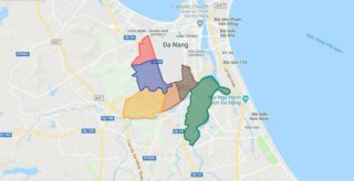 Map of Cam Le district – Da Nang city