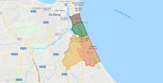 Map of Ngu Hanh Son district – Da Nang city