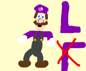 Purple Luigi (Not Waluigi)