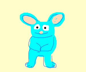 Blue Muppet mouse