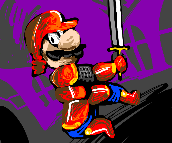 Mario in Armor