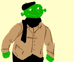 French Shrek about to hang out with Jazza