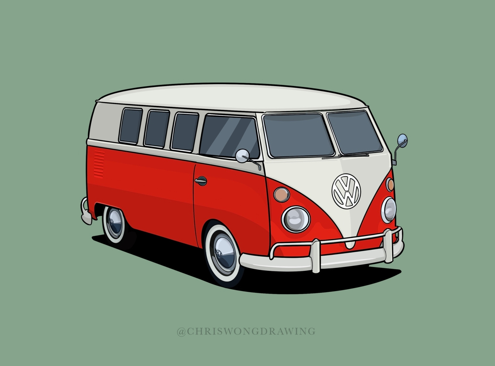 Vw Bus Drawings