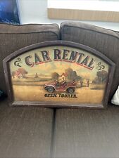 Vintage wooden advertising for sale  SHREWSBURY