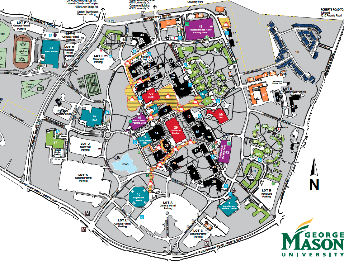 GMU Manassas Campus Map