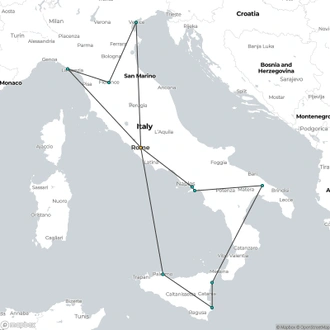 tourhub | Expat Explore Travel | Italy Explorer | Tour Map