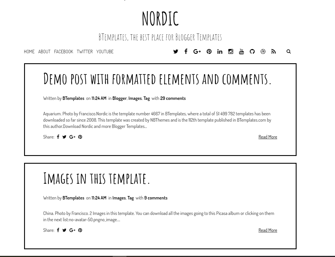 Detail Directory Blogger Template Nomer 25