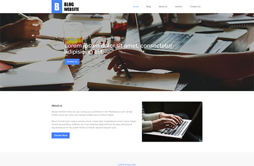 Detail Directory Blogger Template Nomer 30