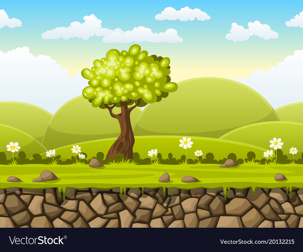 Detail Cartoon Nature Background Nomer 9