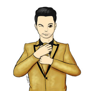 Detail Gold Blazer Brendon Urie Nomer 2