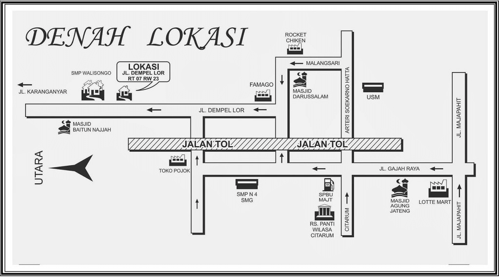 Denah Lokasi In English - IMAGESEE