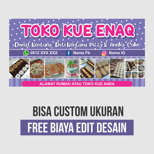 Detail Desain Spanduk Toko Kue Nomer 14