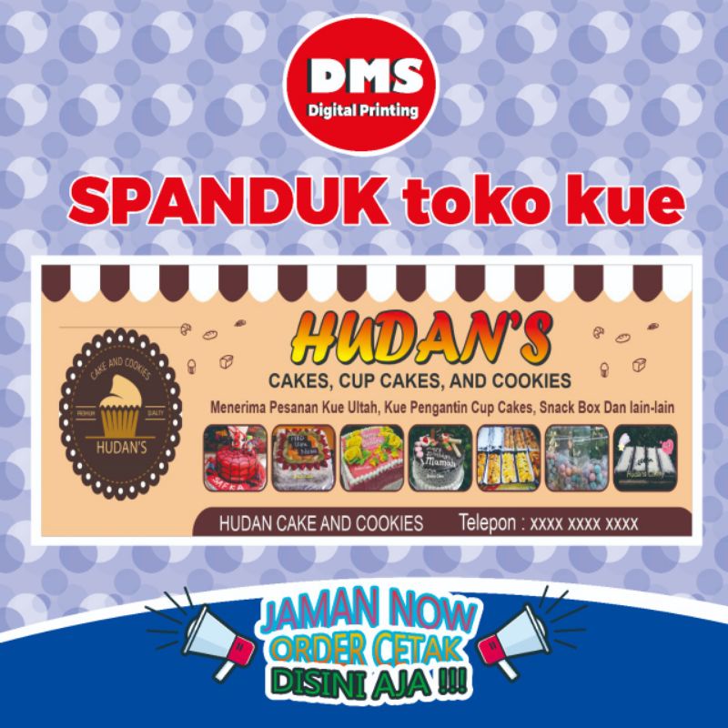 Detail Desain Spanduk Toko Kue Nomer 3